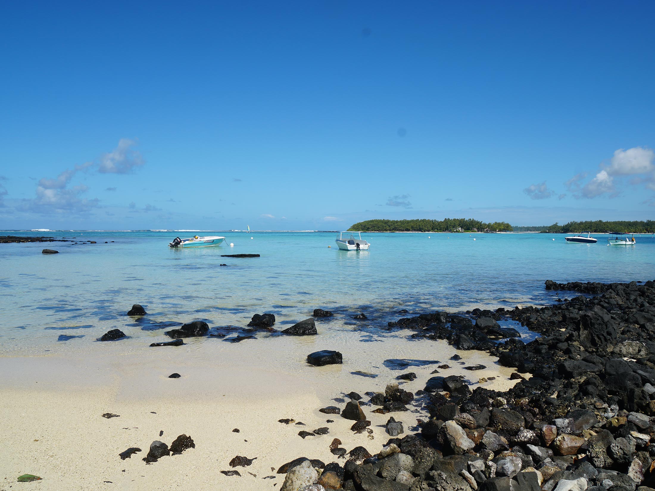 Blue Bay Beach in Mauritius