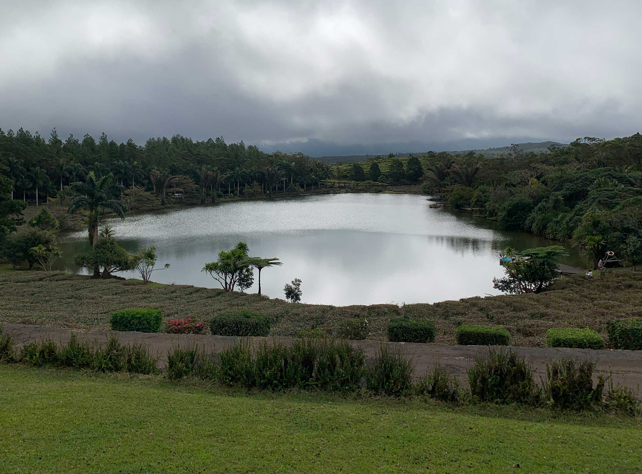 View from the Bois Chéri restaurant