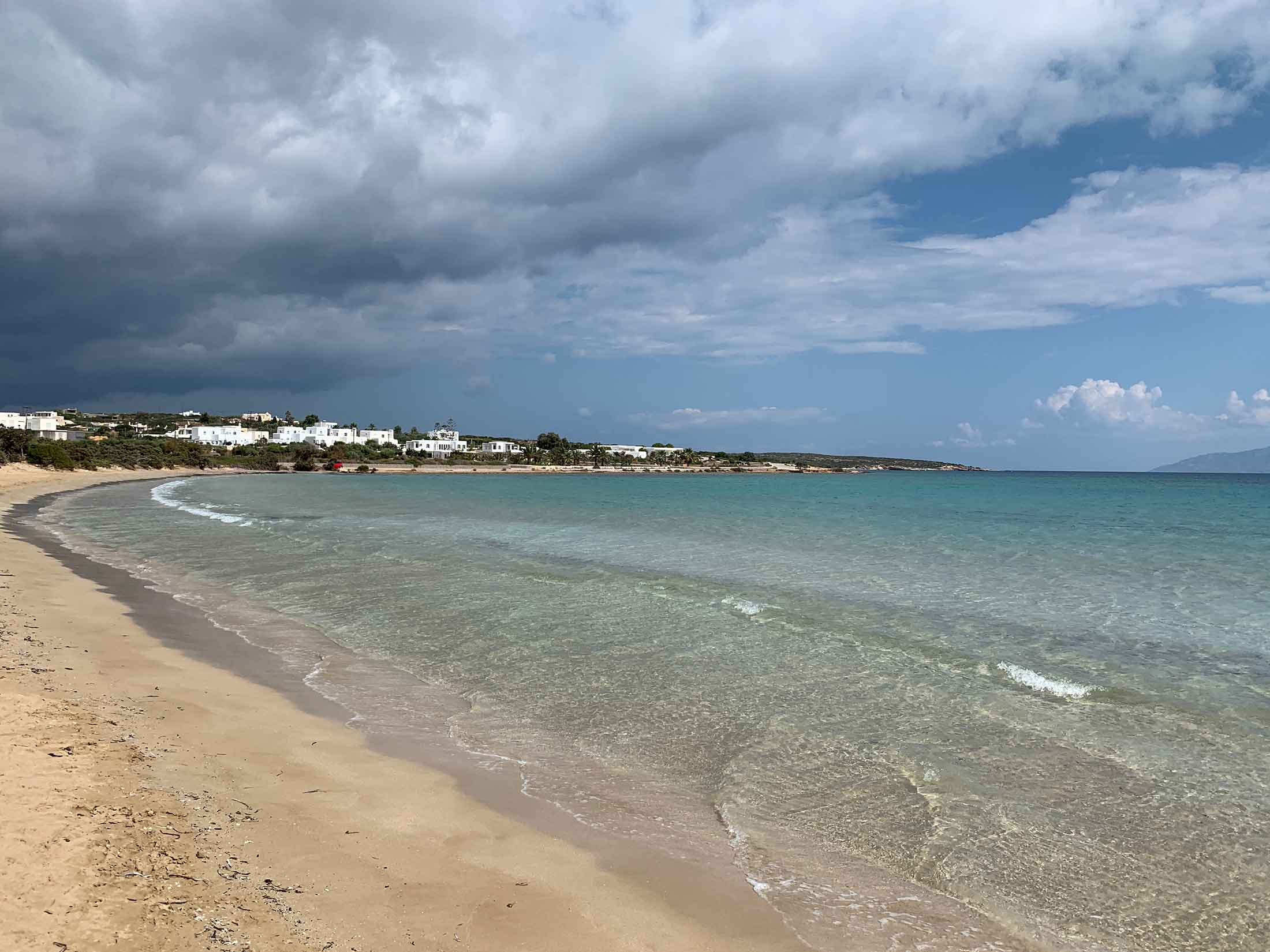 Santa Maria beach, Paros Island, Greece